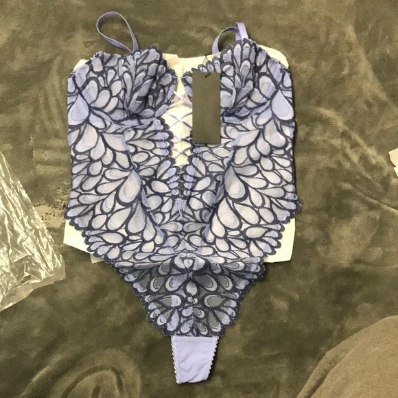 Savage X Fenty Purple Lace Bikini - Picture 1 of 5